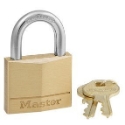 Master Lock® 140D 7/8 in 1/4 in Solid Brass Keyed Padlock