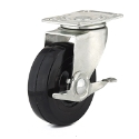 Richelieu F25415 246 lb 1 Hard Rubber Medium Duty Swivel Caster