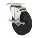 Richelieu F25426 297 lb 1 Hard Rubber Medium Duty Swivel Caster