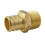 Mosack Group APOLLO APXMA1234 1/2 in x 3/4 in Pex x MPT DZR Brass Lead-Free Pex Adapter