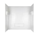 Masco Bath/Delta 39094-HD Glossy White 60 in 32 in Bathtub Wall Set