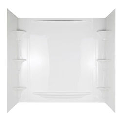 Masco Bath/Delta 39744-HD Glossy White 60 in 30 in Bathtub Wall Set