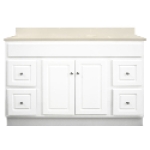 Brokering Solutions Walnut Ridge Cabinetry GWV6021D 2 Doors 60 in W Wood Top Blank Vanity Cabinet