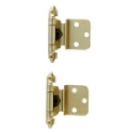 Amerock BPR3428-3 Self-Closing Face Mount 2-3/4 in 3/8 in Cabinet Hinge