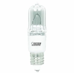 Feit Electric BPQ50/CL/MC/RP 120 V 50 W 600 Lumens E11 Clear Tubular Halogen Lamp