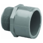 Charlotte Pipe PVC 08109 0600HA 1/2 in Slip x MIP PVC Male Adapter