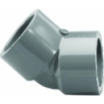 Charlotte Pipe PVC 08309 1000HA 1/2 in Slip x Slip PVC 45 deg Pipe Elbow