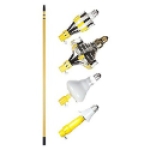 Bayco® LBC-600SCLBD Plastic Yellow Includes: Steel Pole Floodlight/Recessed Light Bulb Changer