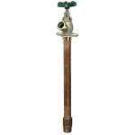 Arrowhead Brass 455-10LF 1/2 in x 3/4 in x 3/4 in FIP x MIP x Hose 10 in Frost-Proof Standard Wall Hydrant