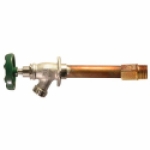 Arrowhead Brass 455-12LF 1/2 in x 3/4 in x 3/4 in FIP x MIP x Hose 12 in Frost-Proof Standard Wall Hydrant