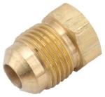 Anderson Metals 754039-10 5/8 in Flare Brass 45 deg Pipe Flare Plug