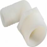 Anderson Metals 53720-0404 1/4 in x 1/4 in Barb x MPT Nylon Hose to Pipe Elbow