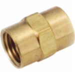 Anderson Metals 756103-02 1/8 in Female Pipe Brass Pipe Coupling