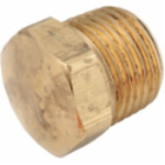 Anderson Metals 756121-02 1/8 in Brass Cored Hex Head Pipe Plug