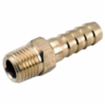 Anderson Metals 757001-0204 1/8 in x 1/4 in Barb x MPT Brass Hose Adapter