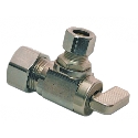 Danco Company 59200E 3/8 in x 5/8 in Compression Brass Quarter-Turn Straight Stop Valve