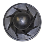 Danco Company 10429 3.16 in Diameter x 1.35 in Height Black Microban Garbage Disposal Stopper