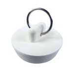 Danco Company 80226 1-3/8 in White Rubber Stain-Proof Drain Stopper