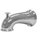 Danco Company 10315 1/2 in Chrome Adapter, Diverter Decorative Tub Spout