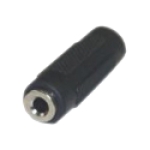 Black Point Products BA-035 3.5 mm Straight Jack to 3.5 mm Straight Jack RCA Jack