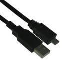 Black Point Products BC-088 USB-A to Micro-B V2.0 Cable Black 6 ft Length Charger Cable