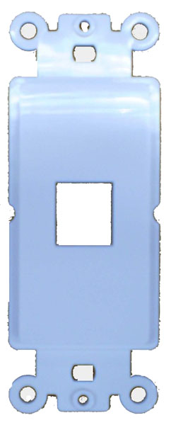 Black Point Products BT-243 5-1/4 in Length 3.38 in Width 1.13 in Height 1-Cavity Decorator Keystone Plate