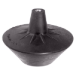 Danco Company 80800 Black Plastic All Valves 2-1/4 in, 2-3/8 in, 2-1/2 in, 2-5/8 in Universal Toilet Tank Ball