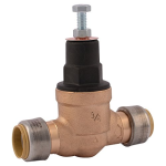 Cash Acme Sharkbite 23808-0045 1/2 in x 1/2 in Direct SharkBite DZR Brass Pressure Regulating Valve