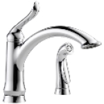 Delta Faucet Linden 4453-DST 1.8 gpm 3/8 in Compression Single Handle Kitchen Faucet