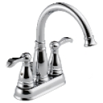 Delta Faucet Porter 25984LF-ECO 1.2 gpm 1/2 in NPSM Centerset Two Handle Bathroom Faucet