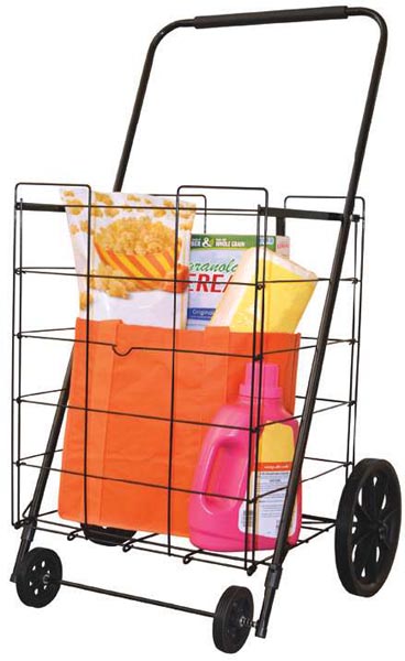 Howard Berger FQ39490 Jumbo 65 lb Comfort Grip Medium Folding Shopping Cart