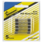 Eaton Bussmann BP/AGC-20-RP AGC Series 32 VAC 20 A 10 kA @ 32 V Glass Cartridge Fuse