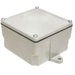 CANTEX® 5133711U 204 cu-in Gray PVC Screw Mount Molded Junction Box