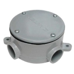 CANTEX® 5133690U 15.8 cu-in Gray PVC Surface Mount Junction Box