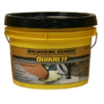 Quikrete® 124511 10 lb Pail Gray to Gray-Brown Gray to Gray-Brown Anchoring Cement