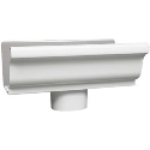 Omnimax Amerimax 27010 Aluminum White 5 in Gutter End Cap