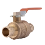 Cash Acme Sharkbite 22462LF 3/4 in Crimp Brass Crimp Ball Valve Ball Valve