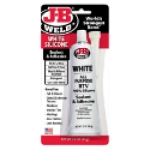 J-B Weld 31312 3 oz Tube White Paste Silicone Sealant - Acetoxy