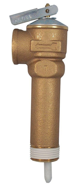 Cash Acme Sharkbite 22348-0150 3/4 in MNPT x FNPT Bronze Temperature & Pressure Relief Valve