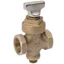 Mueller Industries B&K™ 105-904NL 3/4 in FIP Brass Ground Key & Stop Drain Valve