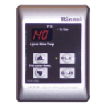 Rinnai America MC-91-2S 4 in Width x 5 in Length x 6 in Height Silver Standard Digital Remote Controller