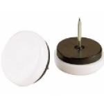 Shepherd Hardware 9448 1-1/8 in Plastic Round Shape Nail-On Furniture Glide