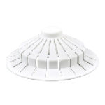 Danco Company 10771 4 in Width x 4 in Length x 1.5 in Height White Silicone Rubber Hair Catcher