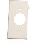 Leviton® 002-0PSC7-00W 1 Gang White Nylon Device Mount Receptacle Wallplate