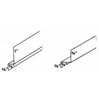 Omnimax Amerimax 5651600120 10 ft 7/16 in 32 in Steel Econ Galvanized Z-Bar Flashing