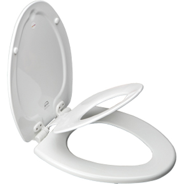 Bemis 7M1583SLOW-006 Elongated Bone Closed Toilet Seat