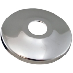 Jones Stephens Corp E01050 1/2 in x 5/8 in 2-1/2 in Chrome Plated Low Pattern Shallow Flange Escutcheon