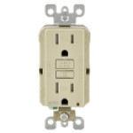 Leviton® AFTR1-R31-0KI AFTR1 Series 125 VAC 15 A 1 hp AFCI Receptacle