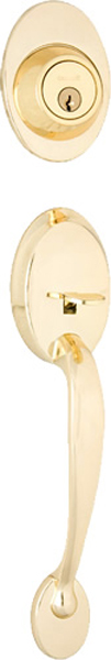 Delaney® 400-CO/SA-VB-US3 Concord 1 Brass Door Lock Handle Set