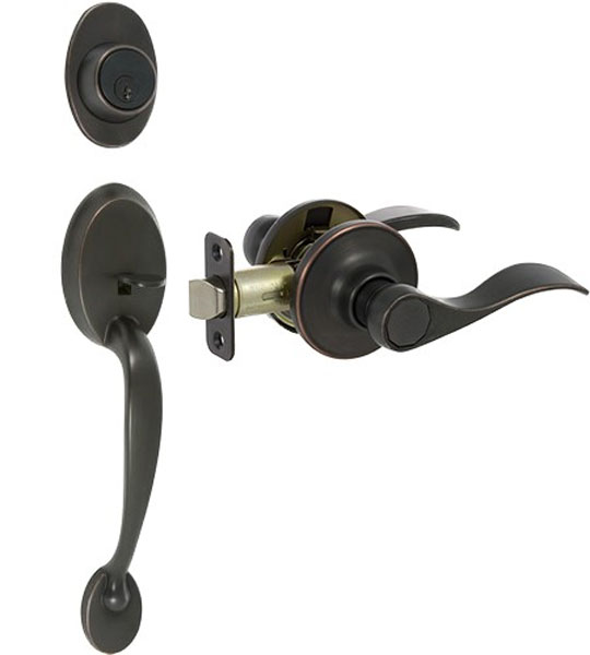 Delaney® 400-CO/SA-VB-US10BE Concord Standard KW1 Oil Rubbed Bronze Entry Door Lock Lever